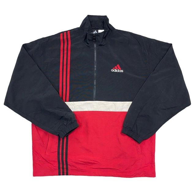 Adidas Men's Jacket - Red - M on Productcaster.