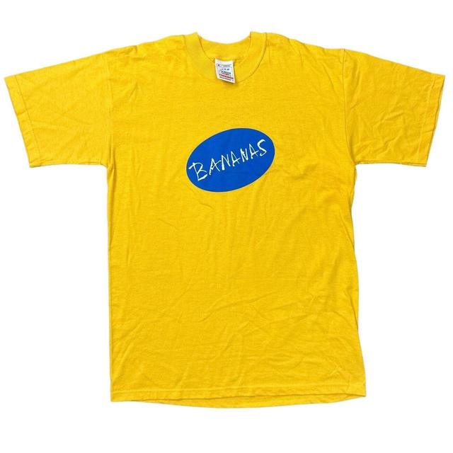 Vintage Men's T-shirt - Yellow - M on Productcaster.