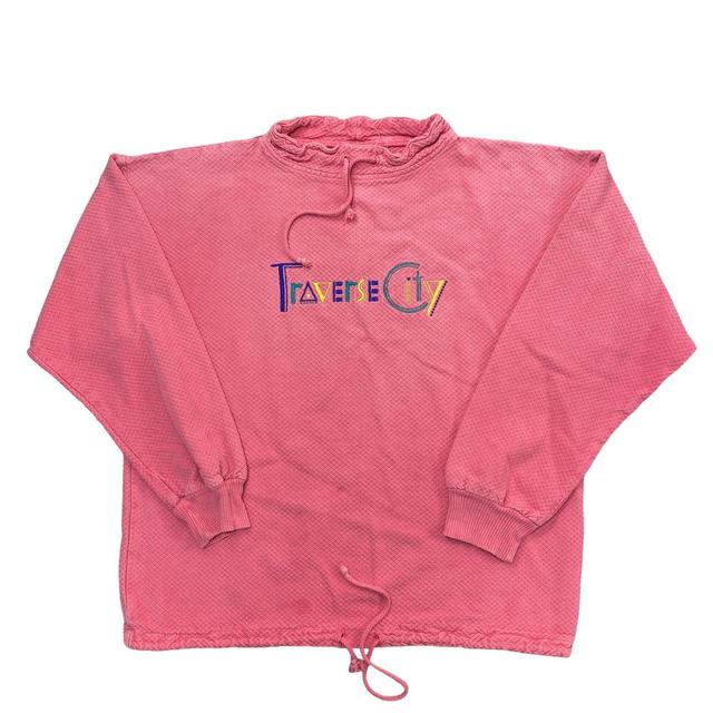 Vintage Men's Sweatshirt - Pink - L on Productcaster.