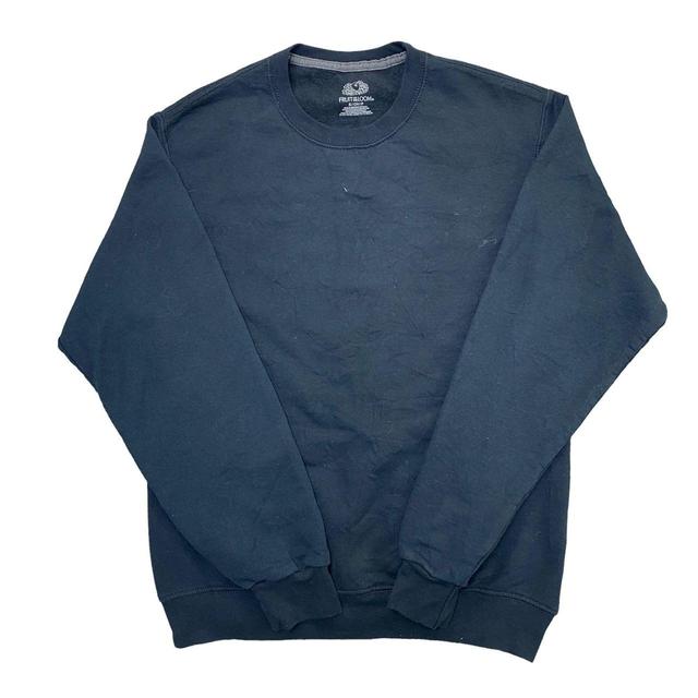 Fruit of the Loom Men's Sweatshirt - Black - S on Productcaster.