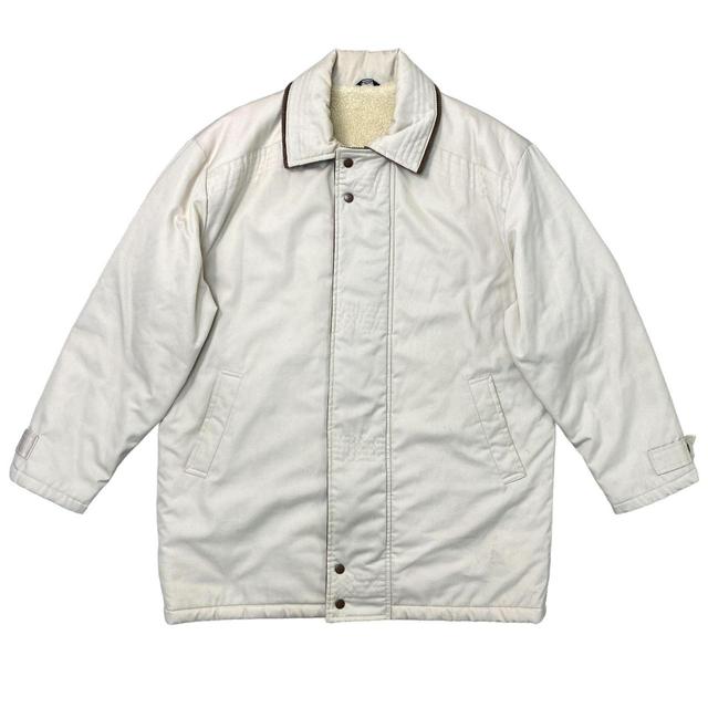 Vintage Men's Coat - Cream - L on Productcaster.