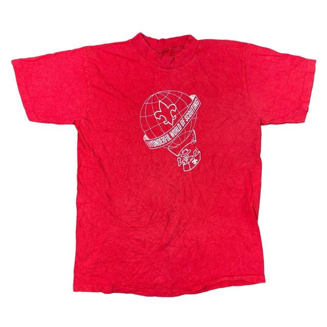 Vintage Men's T-shirt - Red - M on Productcaster.