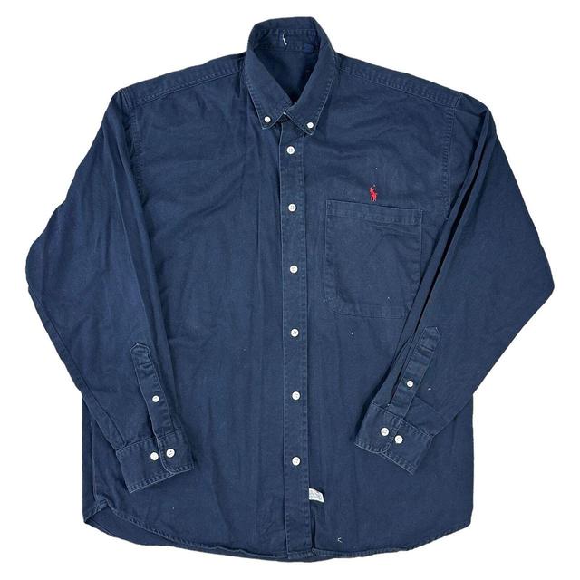 Polo Ralph Lauren Men's Polo shirt - Blue - L on Productcaster.