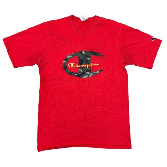 Champion Men's T-shirt - Red - L on Productcaster.