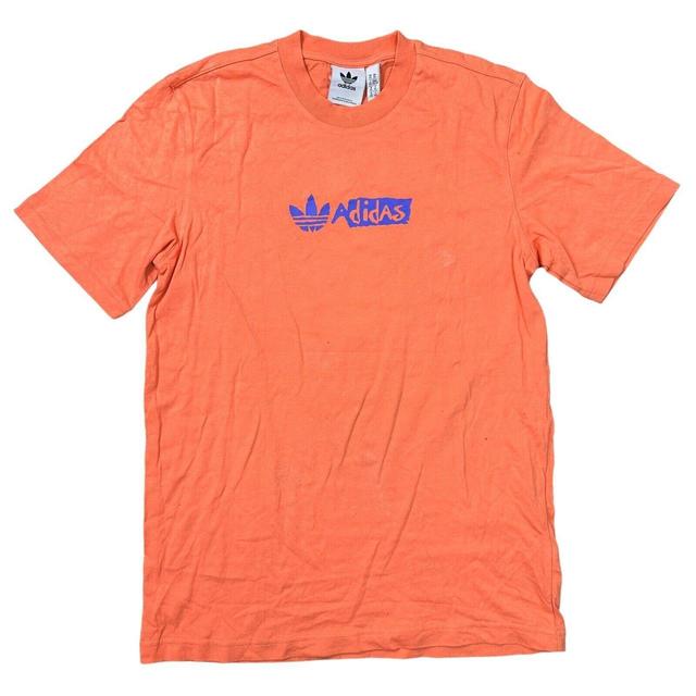 Adidas Men's T-shirt - Orange - XS on Productcaster.