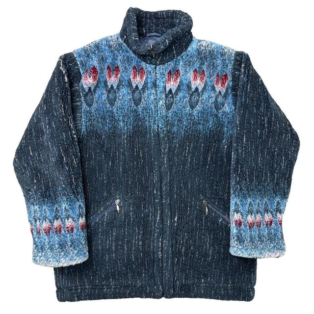 Vintage Men's Sweatshirt - Blue - M on Productcaster.