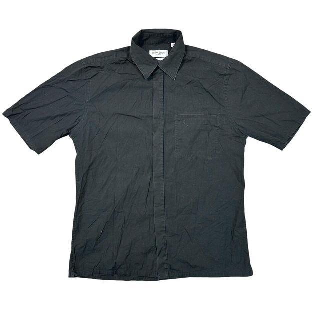 Yves Saint Laurent Men's Shirt - Black - M on Productcaster.