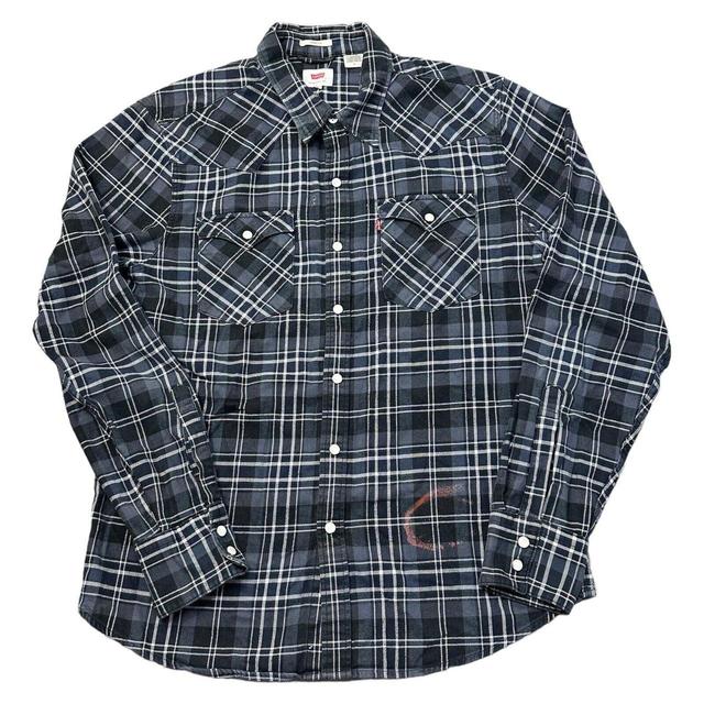 Levi's Men's Shirt - Blue - M on Productcaster.