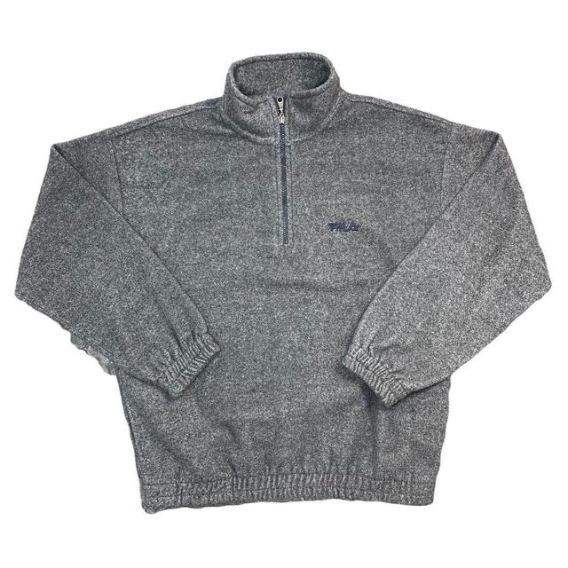 Fila Men's Sweatshirt - Grey - M on Productcaster.