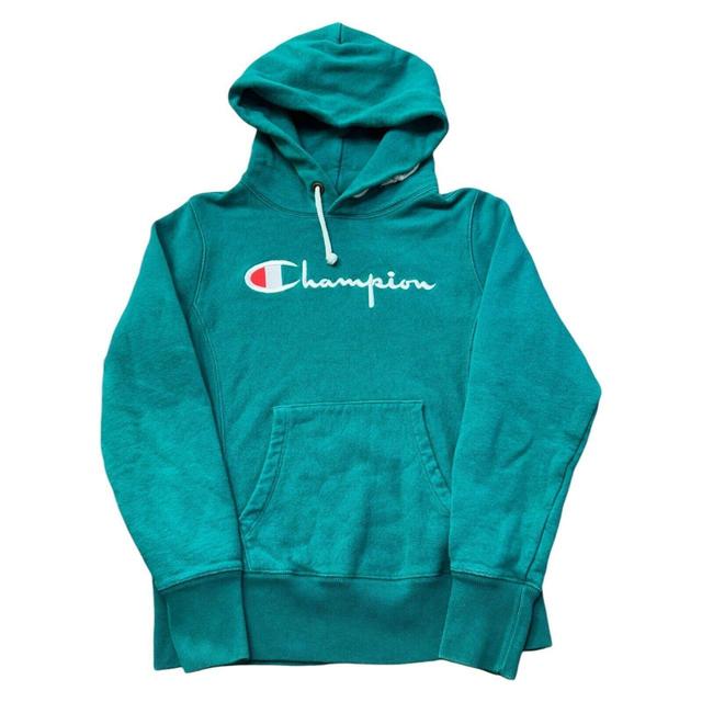 Champion Women's Sweatshirt - Green - XS on Productcaster.