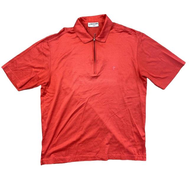 Pierre Cardin Men's T-shirt - Red - L on Productcaster.