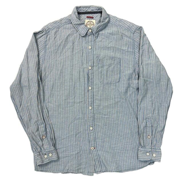 Vintage Men's Shirt - Blue - L on Productcaster.