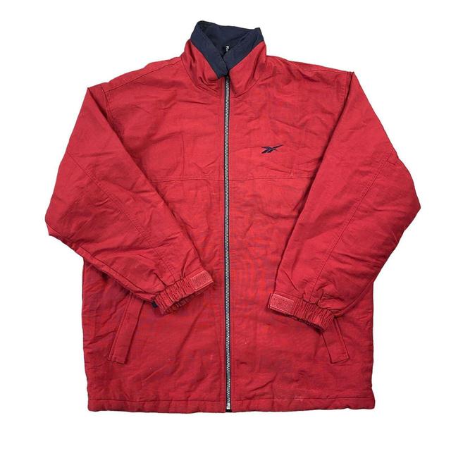 Reebok Men's Coat - Red - L on Productcaster.