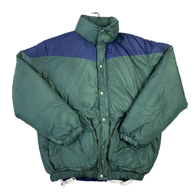 Vintage Men's Coat - Green - L on Productcaster.