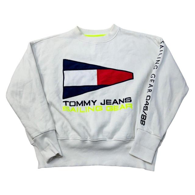 Tommy Hilfiger Men's Sweatshirt - White - XS on Productcaster.