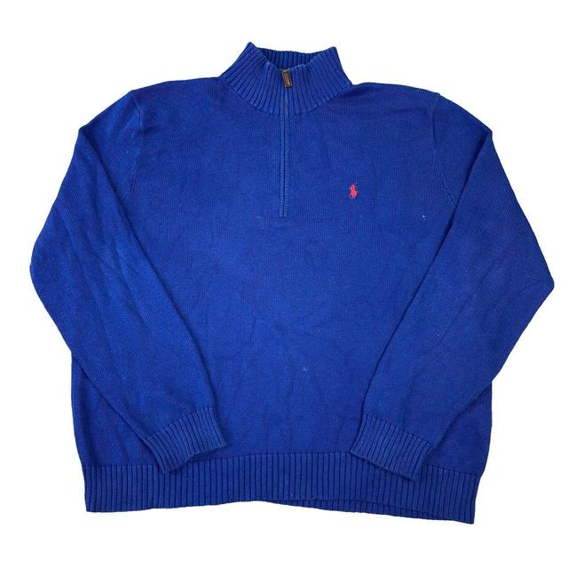 Polo Ralph Lauren Men's Jumper - Blue - XXL on Productcaster.