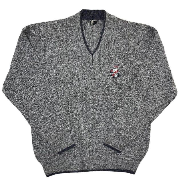 Vintage Men's Jumper - Grey - XL on Productcaster.