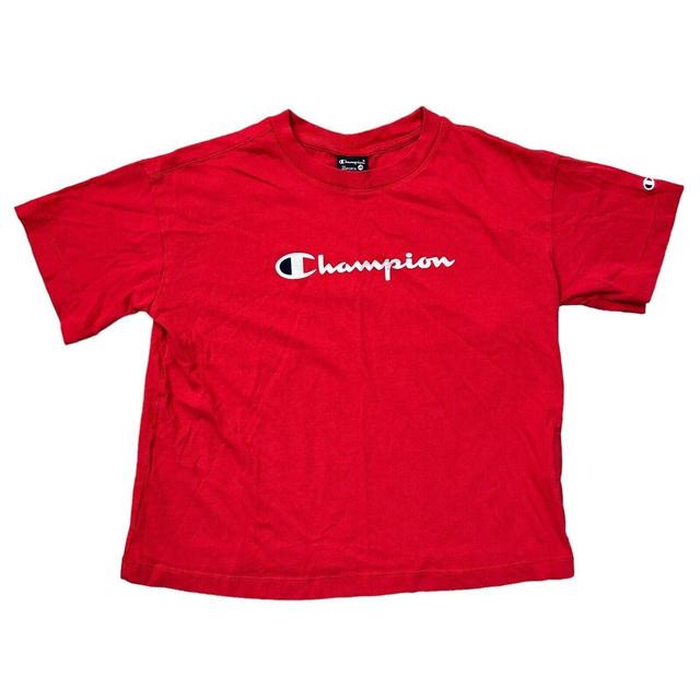 Champion Women's Shirt - Red - S on Productcaster.