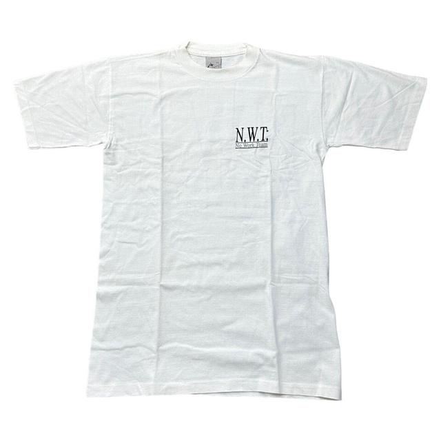 Vintage Men's T-shirt - White - S on Productcaster.