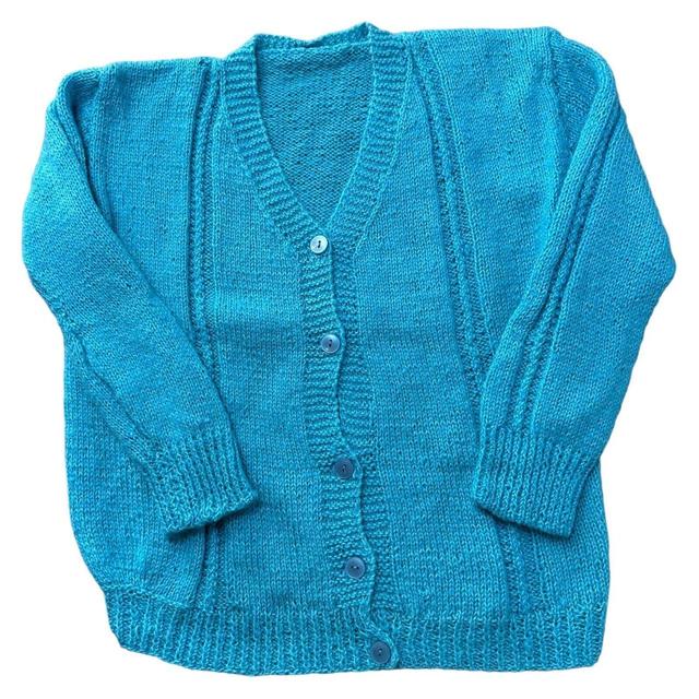 Vintage Women's Jumper - Blue - M on Productcaster.