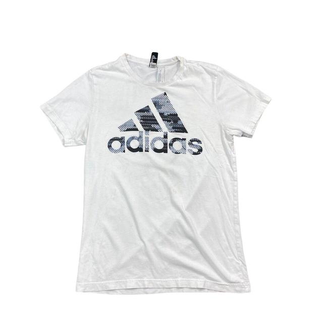 Adidas Men's T-shirt - White - S on Productcaster.