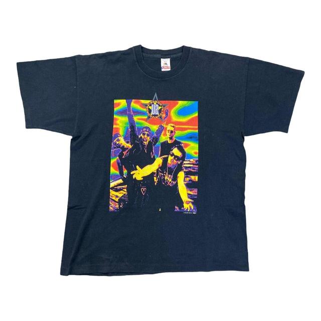 Vintage Men's T-shirt - Black - XL on Productcaster.