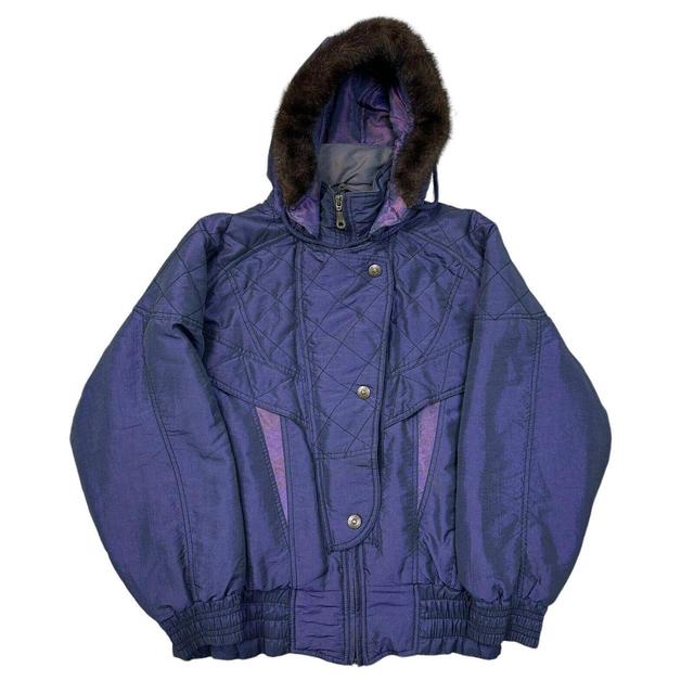 Vintage Women's Coat - Purple - UK 12 on Productcaster.