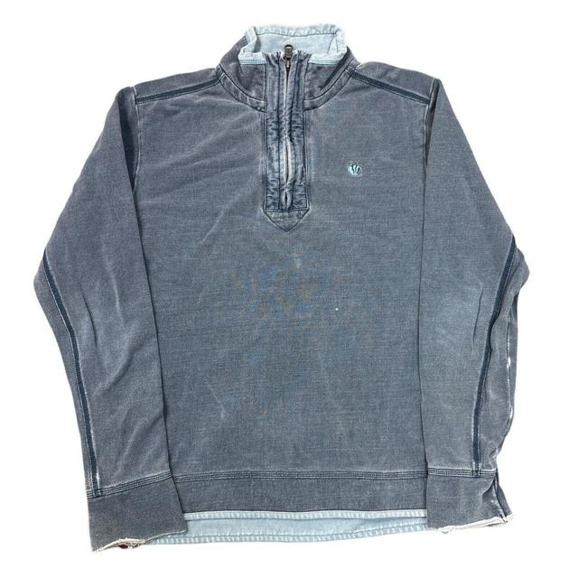 Vintage Men's Sweatshirt - Blue - S on Productcaster.