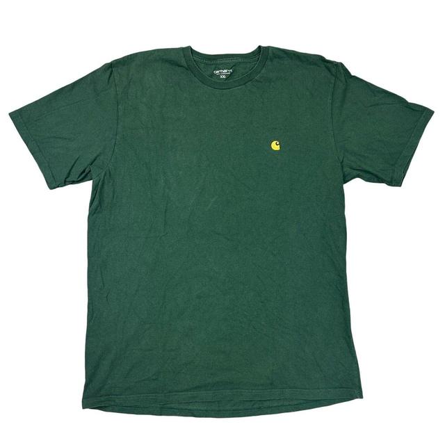 Carhartt WIP Men's T-shirt - Green - XXL on Productcaster.