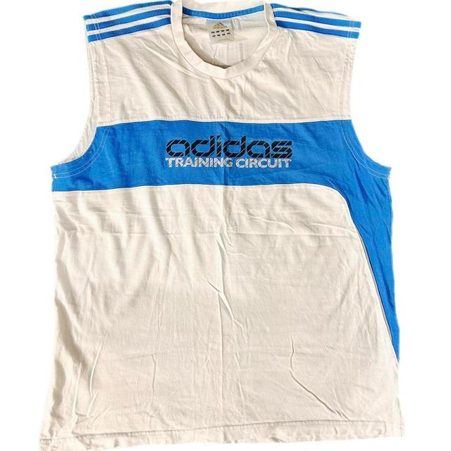 Adidas Men's Vest - White/Multi - XL on Productcaster.