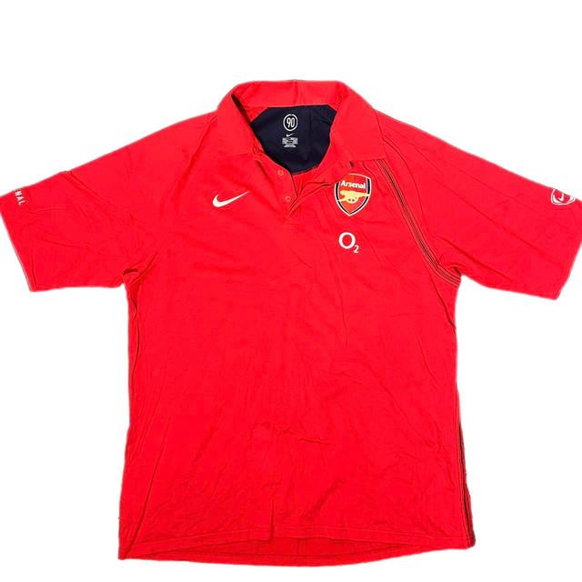 Nike Men's Polo shirt - Red - L on Productcaster.