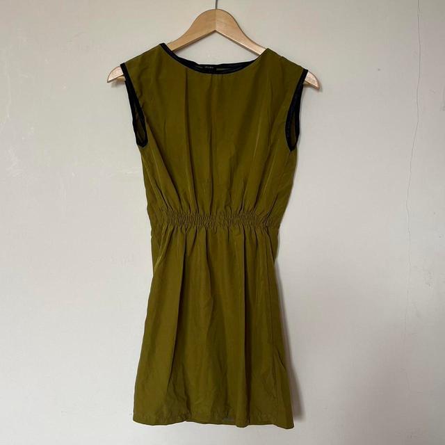 Vintage Women's Babydoll Dress - Khaki/Green - One size on Productcaster.