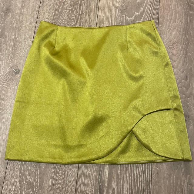 River Island Women's Mini Skirt - Green - UK 8 on Productcaster.