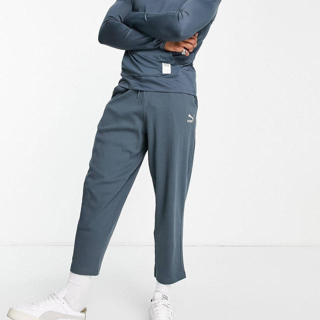 Puma Men's Sweatpants - Blue - M on Productcaster.