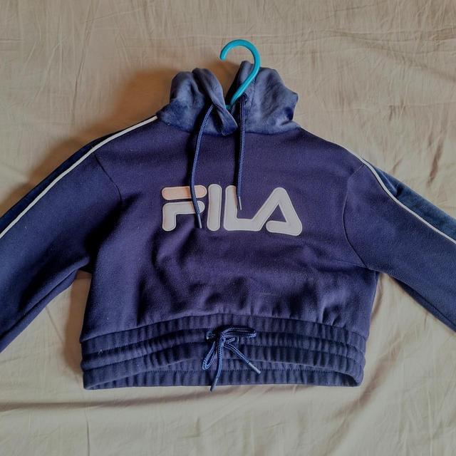 Fila Women's Hoodie - Blue - XS on Productcaster.