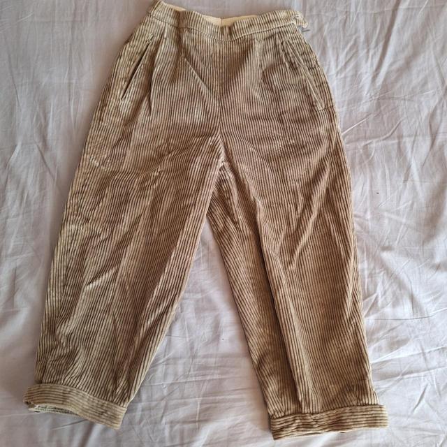 Vintage Women's Tailored Trousers - Tan - XXS on Productcaster.