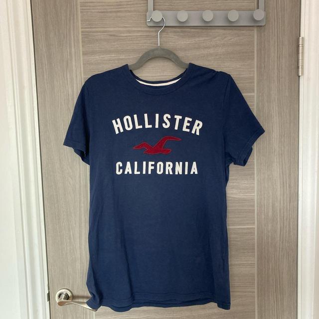 Hollister Co. Men's T-shirt - Navy - M on Productcaster.