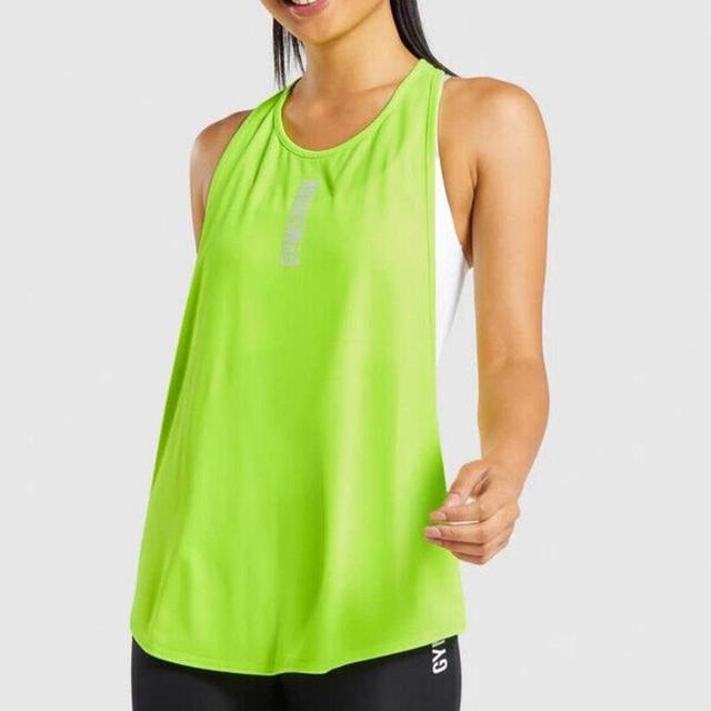 Gymshark Women's Vest - Green - M on Productcaster.