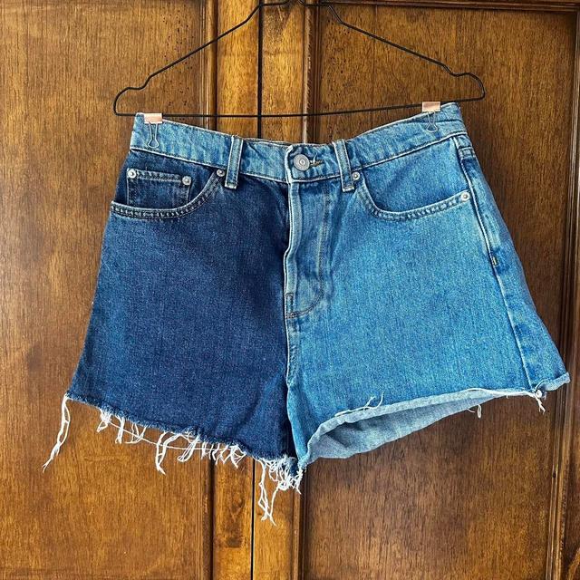 Urban Outfitters Women's Shorts - Blue/Navy - UK 6 on Productcaster.