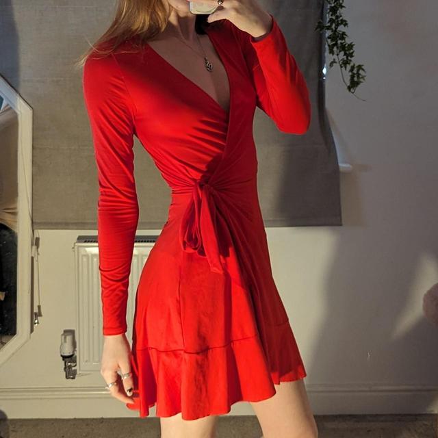 Vintage Women's Dress - Red - S on Productcaster.