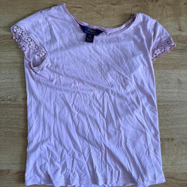 Polo Ralph Lauren Women's T-shirt - Pink - 8 on Productcaster.