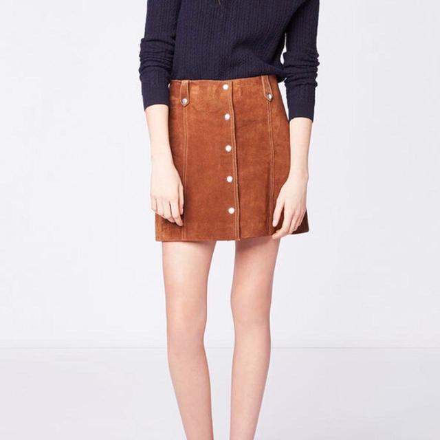 Claudie Pierlot Women's Skirt - Tan - UK 12 on Productcaster.