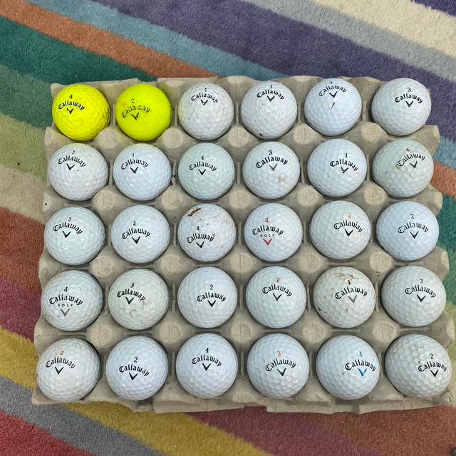 Callaway Golf balls - White/Yellow on Productcaster.