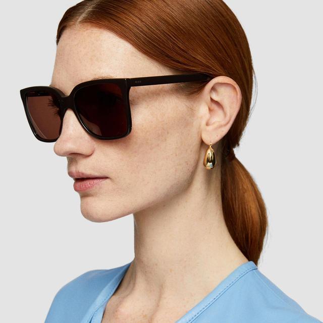 Joseph Women's Oversized Sunglasses - Brown on Productcaster.