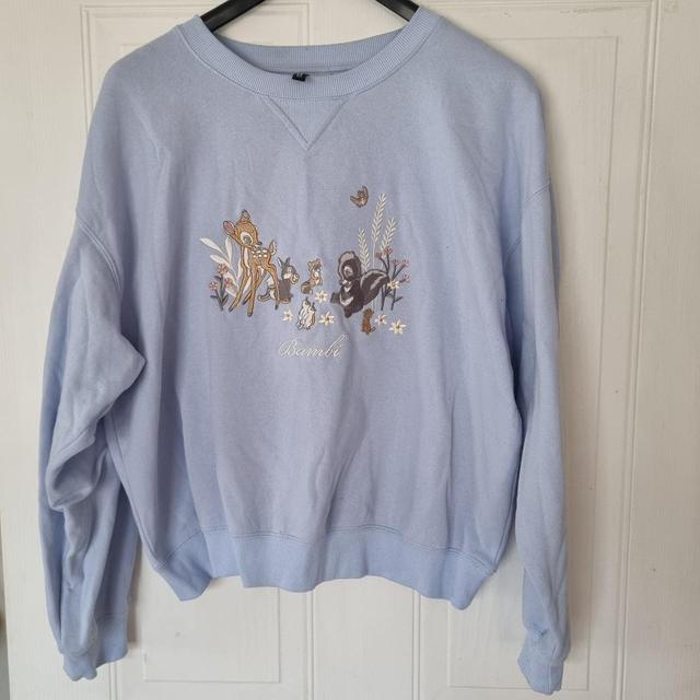 H&M Women's Sweatshirt - Blue - M on Productcaster.