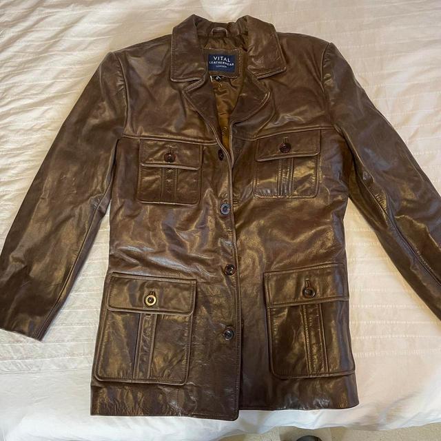 Men's Coat - Brown - S on Productcaster.