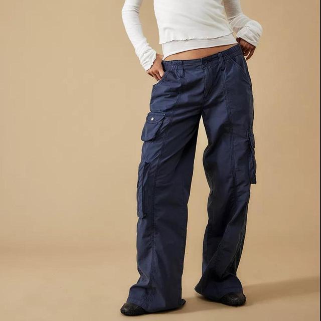 Urban Outfitters Women's Cargo Trousers - Navy - M on Productcaster.