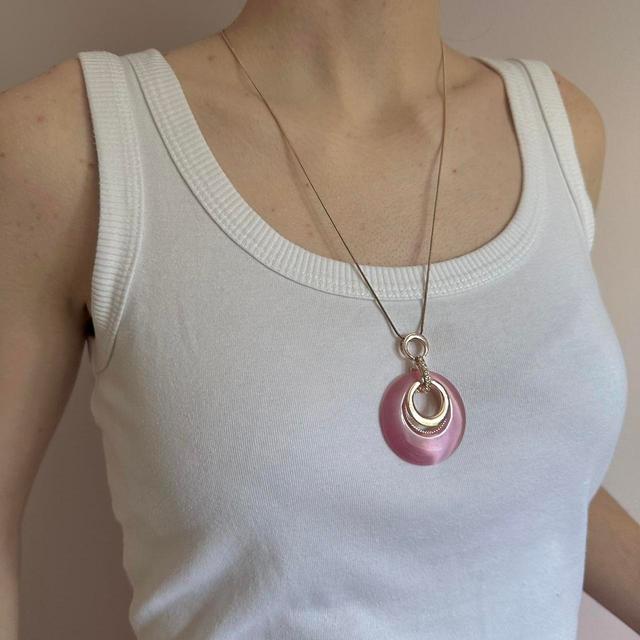 Wallis Women's Necklace - Pink/Gold on Productcaster.