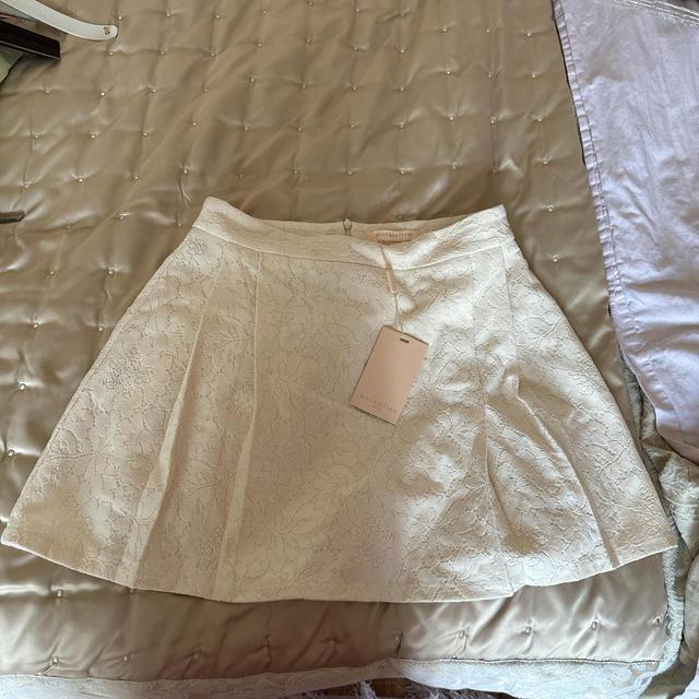 Pink Boutique Women's Skirt - Cream - UK 10 on Productcaster.