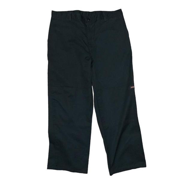 Dickies Men's Wide leg Trousers - Navy - 38" on Productcaster.